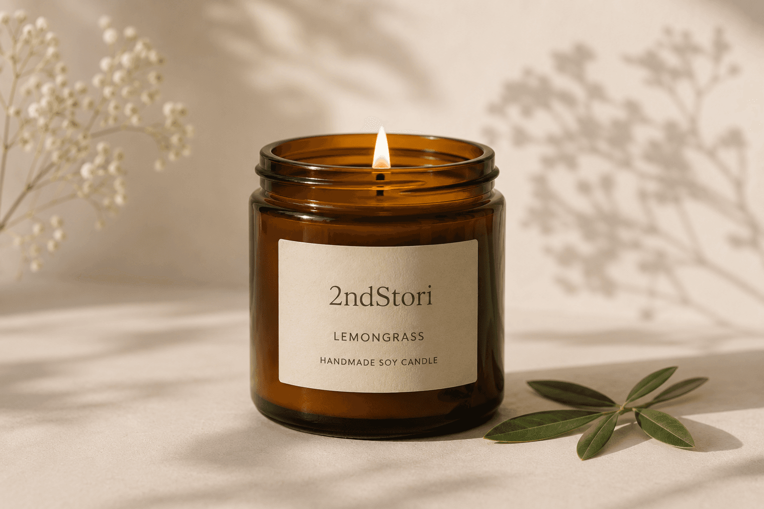 Lemongrass Handmade Soy Candle