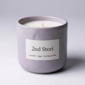 Lavender + Sage Soy Wax Candle
