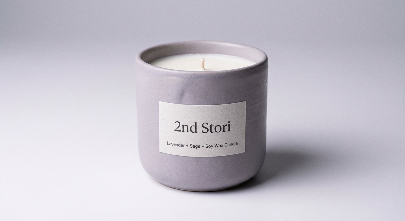 Lavender + Sage Soy Wax Candle