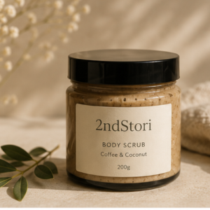 coffee & coconut body scrub